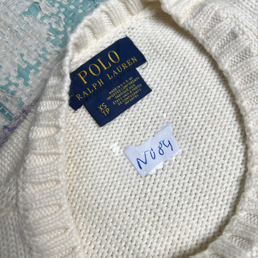 Polo Ralph Lauren American Flag Sweater USA Knit Crewneck Size XS - Picture 11 of 11